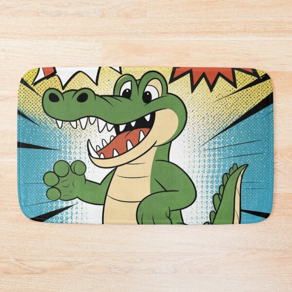 Item preview, Comic-Style Alligator Artwork designed and sold by Nagikseyanart.