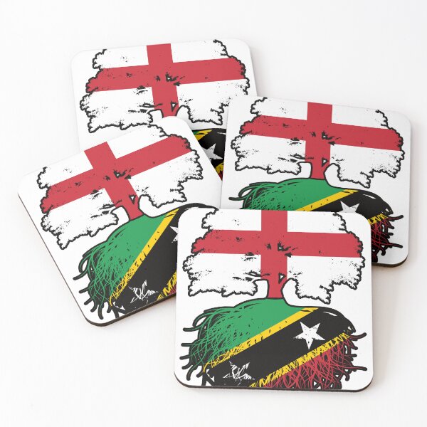 Item preview, Saint Kitts Kittitian English England Tree Roots Flag designed and sold by FlagX.