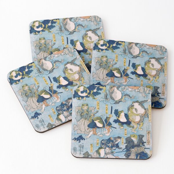 Item preview, Samurai Frogs - Utagawa Kuniyoshi designed and sold by Onodera.