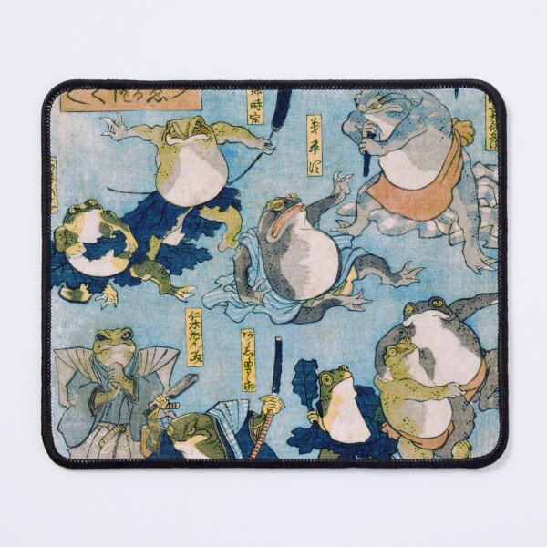 Item preview, Samurai Frogs - Utagawa Kuniyoshi designed and sold by Onodera.