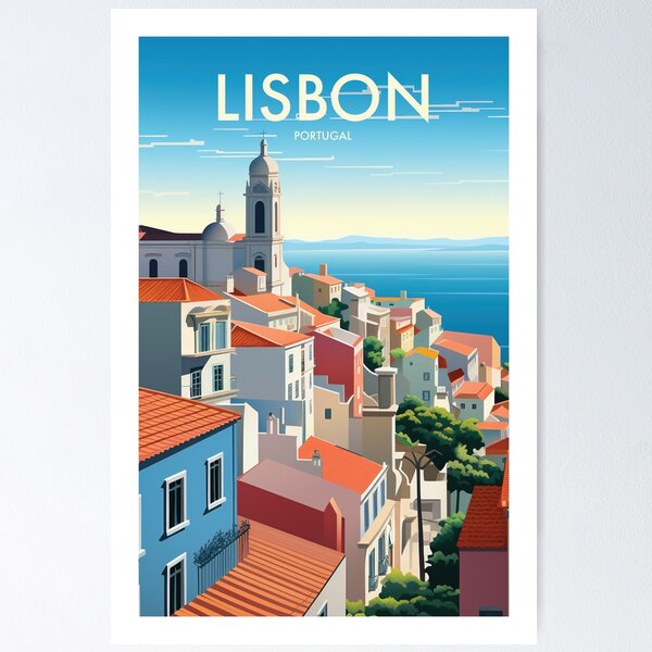Aperçu de l'œuvre LISBONNE créée et vendue par MarkedArtPrints.