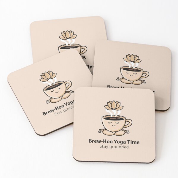 Item preview, Brew-Hoo Yoga Time Stay Grounded designed and sold by Situstshirts.
