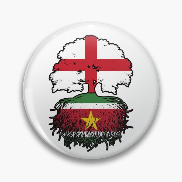 Item preview, Suriname Surinamese English England Tree Roots Flag designed and sold by FlagX.