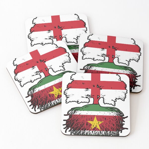 Item preview, Suriname Surinamese English England Tree Roots Flag designed and sold by FlagX.
