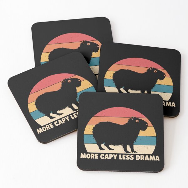 Item preview, More Capy Less Drama - Animal Lover - Capybara Lover - Vintage Graphic designed and sold by CircinusStore.