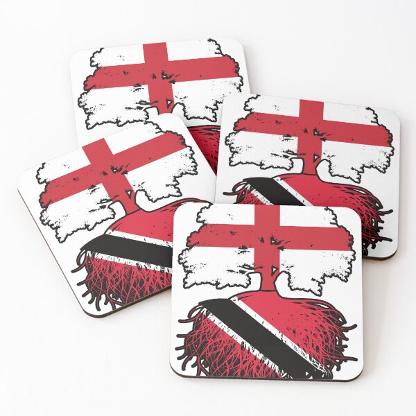 Item preview, Trinidad and Tobago Trinidadian English England Tree Roots Flag designed and sold by FlagX.