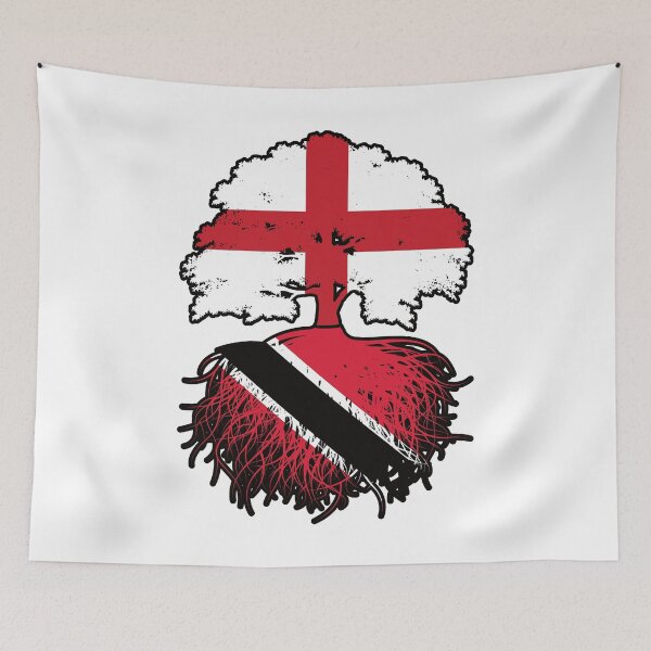 Item preview, Trinidad and Tobago Trinidadian English England Tree Roots Flag designed and sold by FlagX.