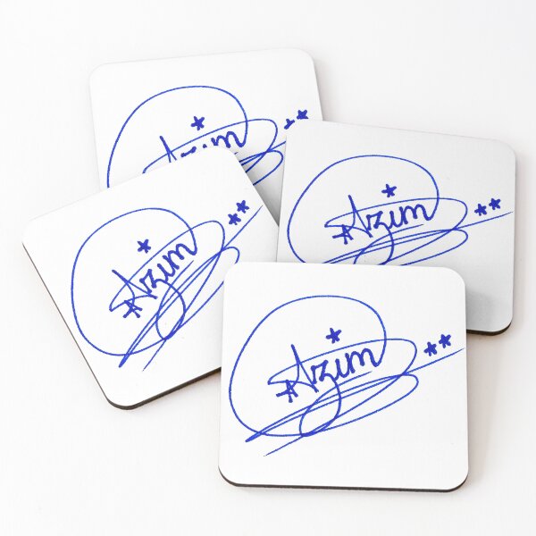 Item preview, Azim Handwritten Signature Design - Stylish Blue Name Art designed and sold by scribblesign.