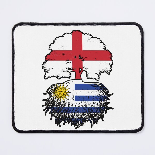 Item preview, Uruguay Uruguayan English England Tree Roots Flag designed and sold by FlagX.