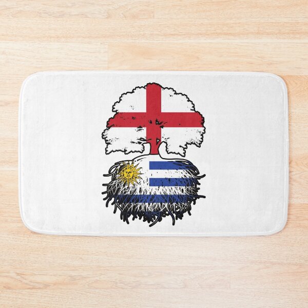 Item preview, Uruguay Uruguayan English England Tree Roots Flag designed and sold by FlagX.