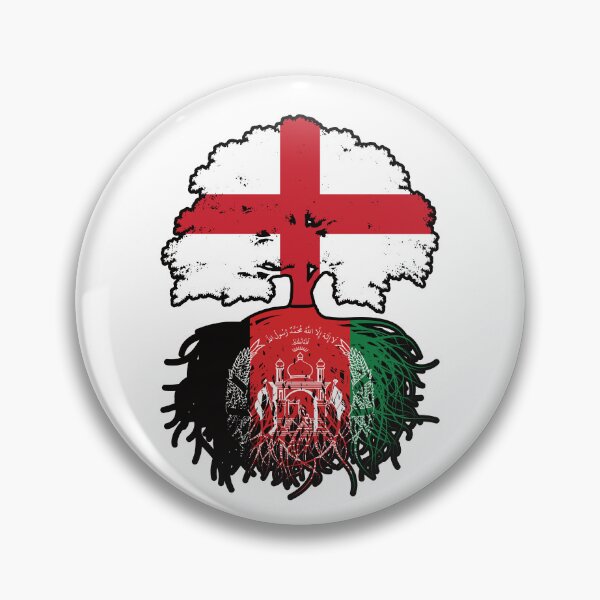 Item preview, Afghanistan Afghan English England Tree Roots Flag designed and sold by FlagX.