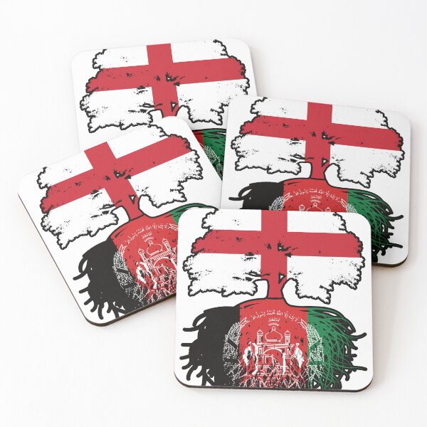 Item preview, Afghanistan Afghan English England Tree Roots Flag designed and sold by FlagX.