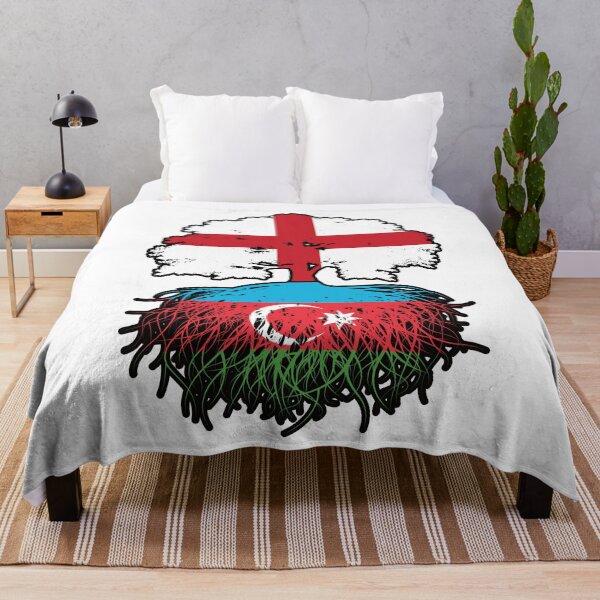 Item preview, Azerbaijan Azerbaijani English England Tree Roots Flag designed and sold by FlagX.