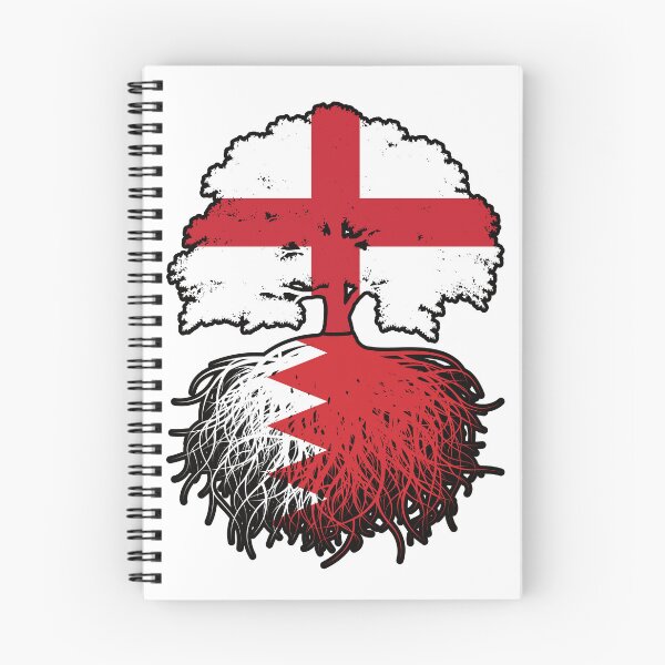 Artikelvorschau, Bahrain Bahrain Englisch England Baumwurzeln Flagge entworfen und verkauft von FlagX.