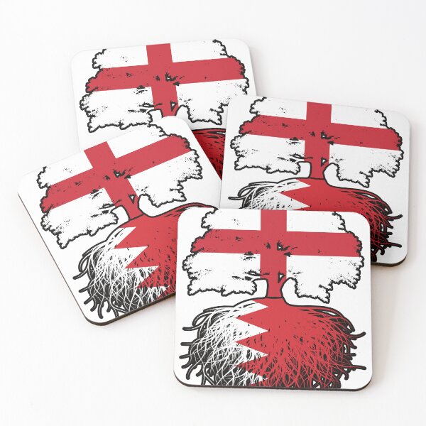 Item preview, Bahrain Bahraini English England Tree Roots Flag designed and sold by FlagX.