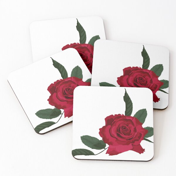 Item preview, Red roses with leaves. designed and sold by MatyKotiv.
