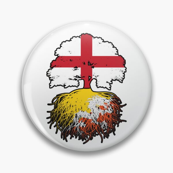 Item preview, Bhutan Bhutanese English England Tree Roots Flag designed and sold by FlagX.
