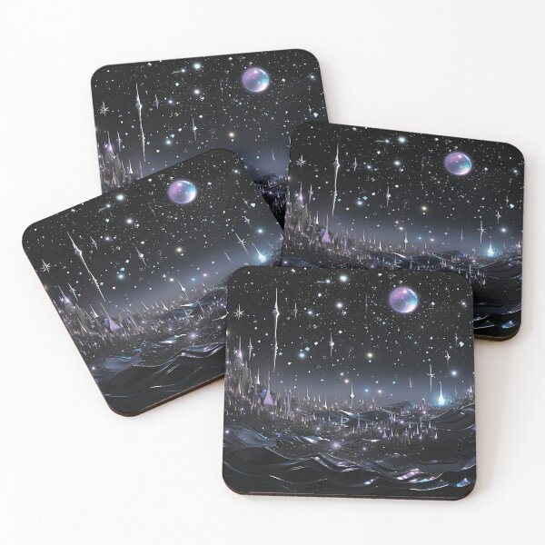 Item preview, Space.Crystal space city.Stars and planets. designed and sold by MagelliShop.