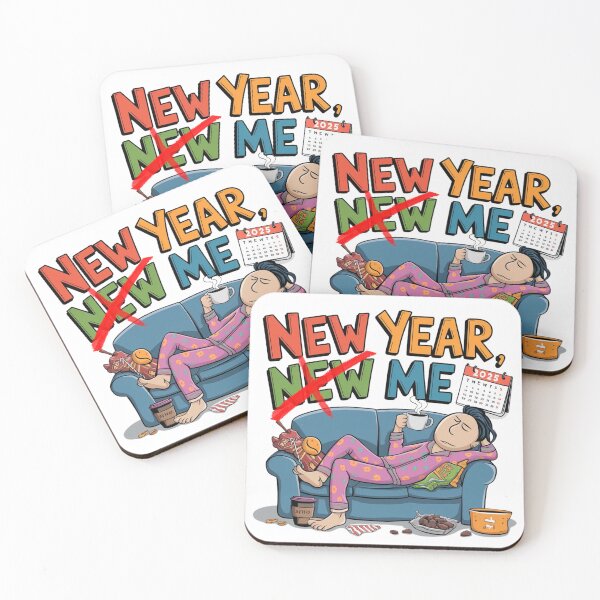 Item preview, New year new me, New year old me 2025 funny, ironic designed and sold by KAMIstyles.