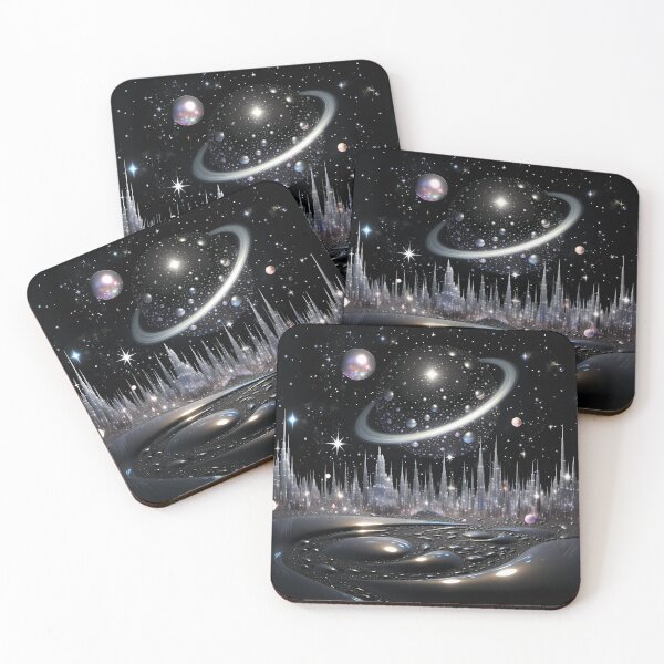 Item preview, Space.Crystal space city.Stars and planets. designed and sold by MagelliShop.