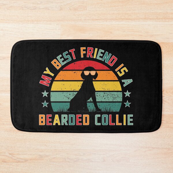 Item preview, MY BEST FRIEND IS A BEARDED COLLIE, funny gifts for bearded collie lovers  designed and sold by FelkMariShop.