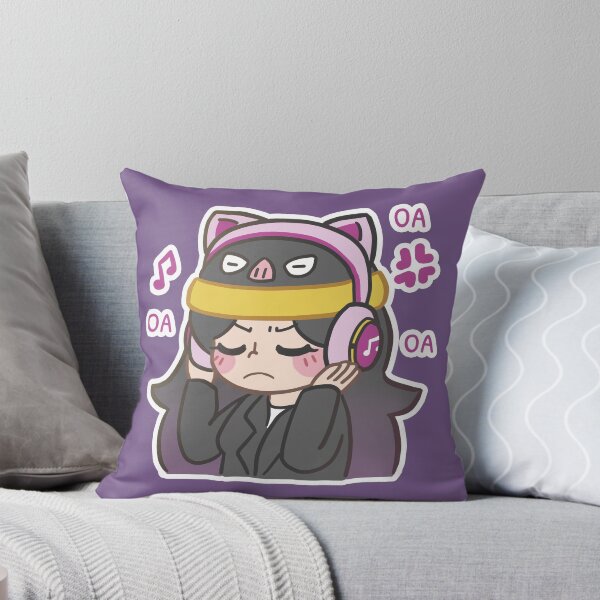 Item preview, RadioMonii Chibi Anime OA OA OA - Cute Purple Cat Ear Headphones on color designed and sold by RadioMonii.