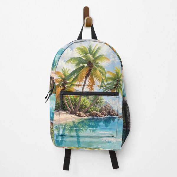Item preview, Tropical Paradise Coconut Island designed and sold by TheArtOfPat.