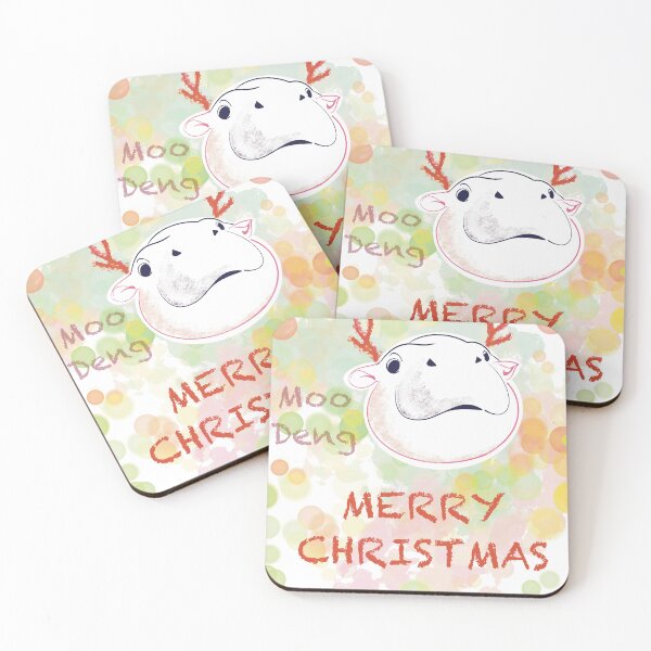 Item preview, Ho~Ho-Ho Moodeng x Christmas  designed and sold by PllaB.
