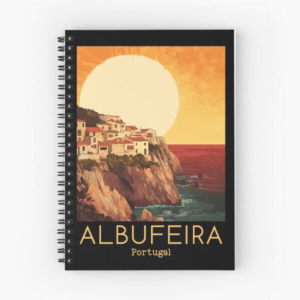 Item preview, A Vintage Travel Illustration of Albufeira - Portugal  designed and sold by GoodOldVintage.