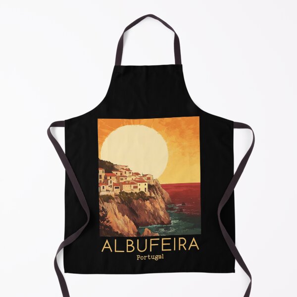 Item preview, A Vintage Travel Illustration of Albufeira - Portugal designed and sold by GoodOldVintage.