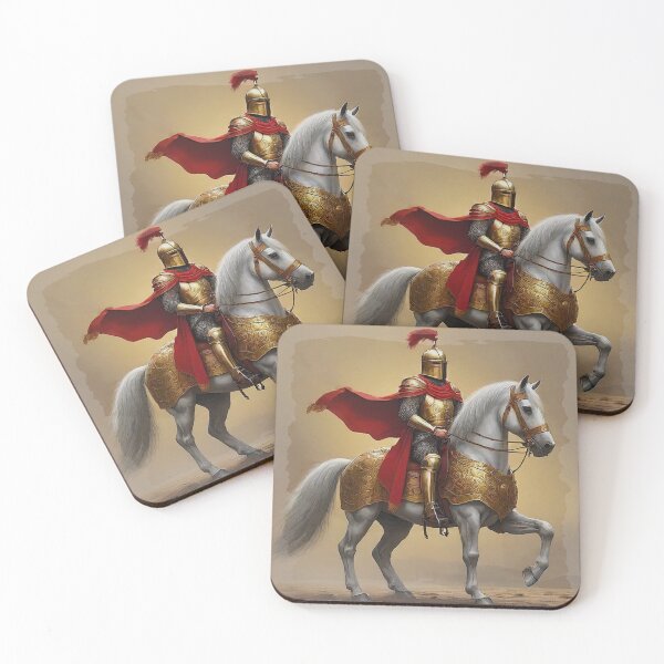 Item preview, Armored Knight on Horseback designed and sold by Skye Ryan-Evans.
