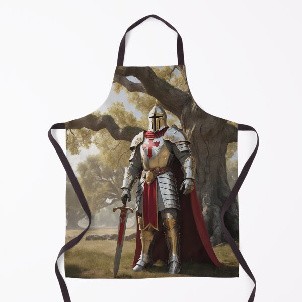 Item preview, Crusader Knight Portrait designed and sold by Skye Ryan-Evans.