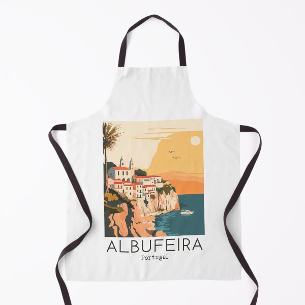 Item preview, A Vintage Travel Illustration of Albufeira - Portugal designed and sold by GoodOldVintage.