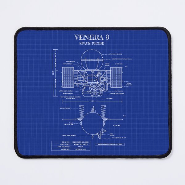 Item preview, Venera 9 Space Probe (Blueprint. Vertical) designed and sold by BGALAXY.