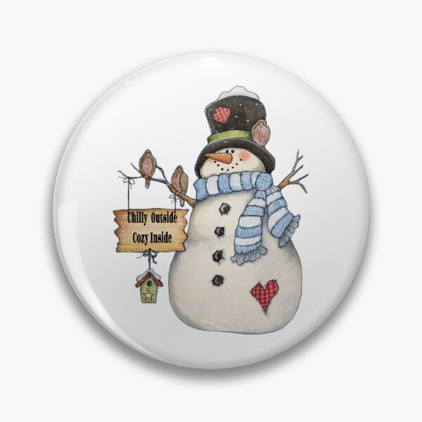 Item preview, Chilly Outside Cozy Inside Snowman designed and sold by TboneTreasures.
