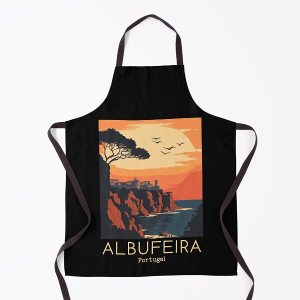 Item preview, A Vintage Travel Illustration of Albufeira - Portugal designed and sold by GoodOldVintage.