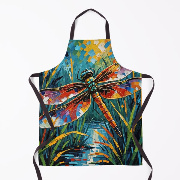 Item preview, Red Dragonfly in the Reeds (abstract) designed and sold by The-Open-Door.