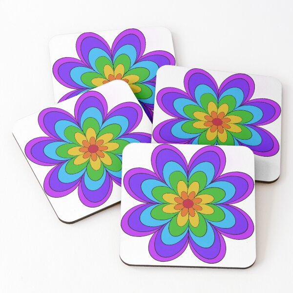 Item preview, Colorful flower designed and sold by raquelalvesp.