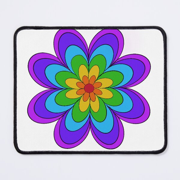 Item preview, Colorful flower designed and sold by raquelalvesp.