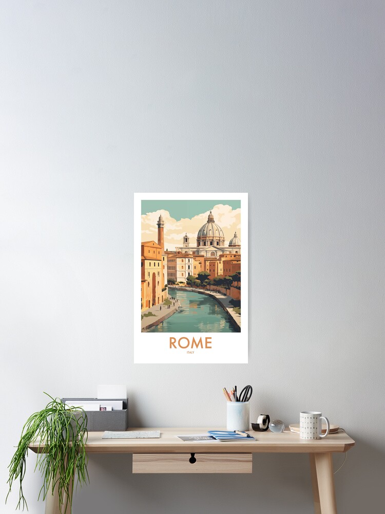 Thumbnail 2 of 3, Poster, ROME designed and sold by MarkedArtPrints.