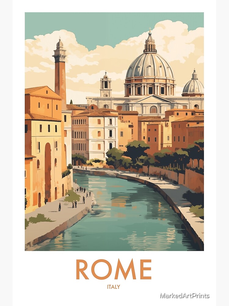Thumbnail 3 of 3, Poster, ROME designed and sold by MarkedArtPrints.