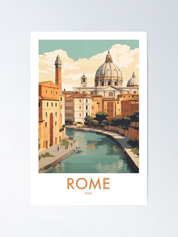 Thumbnail 1 of 3, Poster, ROME designed and sold by MarkedArtPrints.
