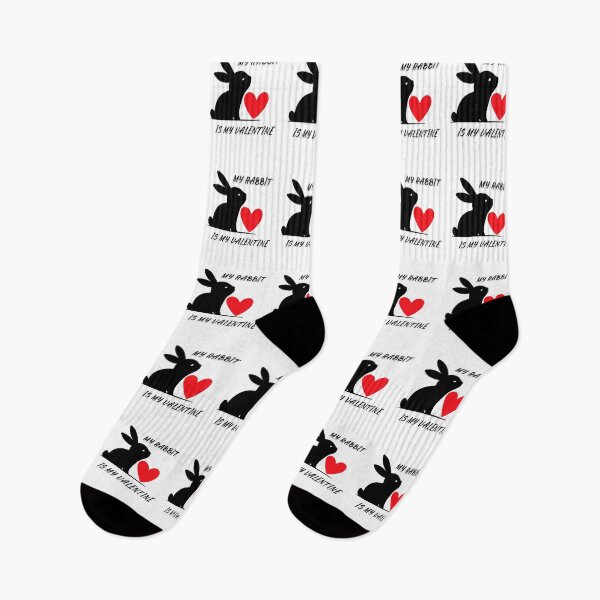 Item preview, MY RABBIT IS MY VALENTINE, BEST GIFTS FOR RABBIT LOVERS  designed and sold by FelkMariShop.