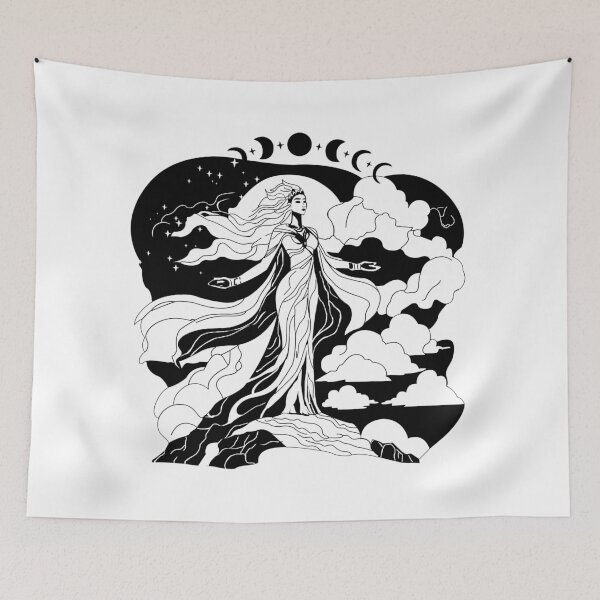 Item preview, Moon Goddess designed and sold by witchlingart.