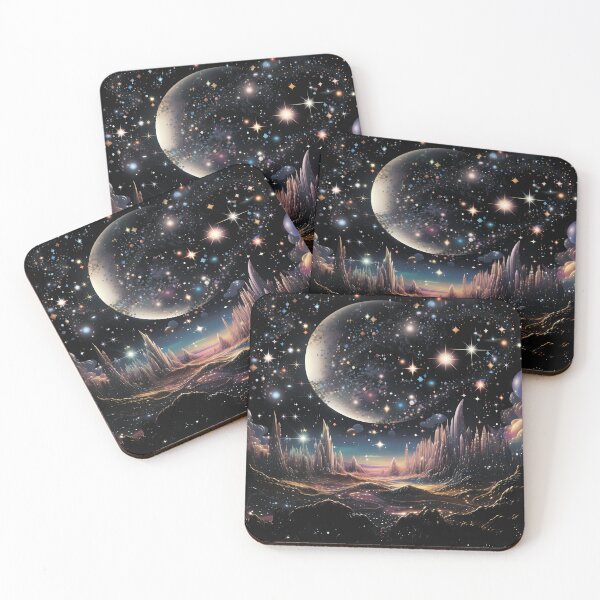 Item preview, Space.Crystal space city.Stars and planets. designed and sold by MagelliShop.
