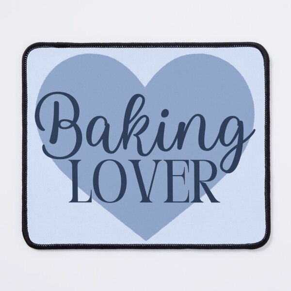 Item preview, Baking Lover Heart Design - Cozy Kitchen Art- blue designed and sold by AnnikaisDrawing.