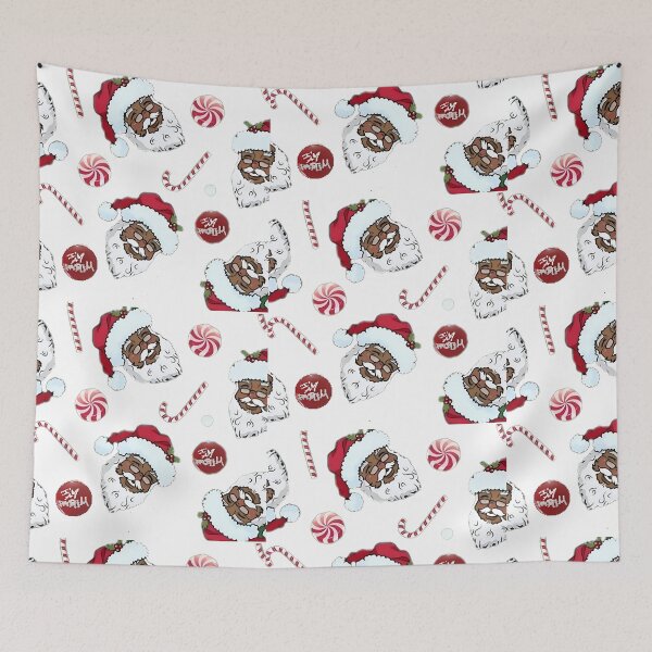 Item preview, Black Santa Christmas (White) designed and sold by IMAPROBLEM BRAND CLOTHING BY INFLUENCE GETEM.