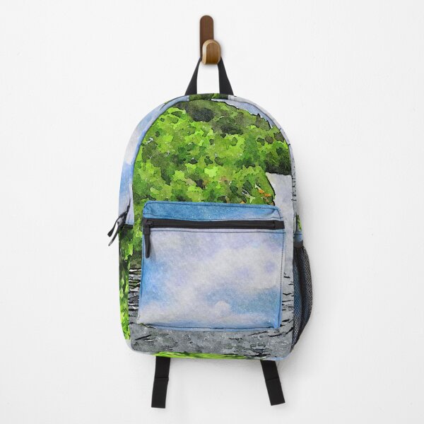 Item preview, Serene watercolor landscape of a river in County Wicklow, Ireland designed and sold by GestaltImagery.
