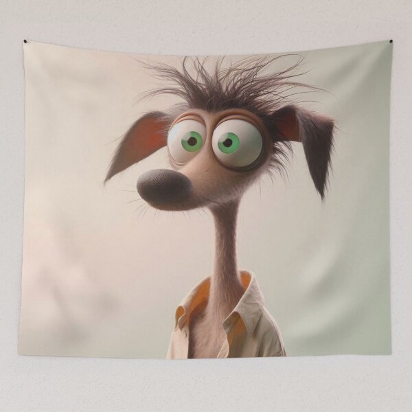 Item preview, Curious Scruffy designed and sold by rebirthdesigner.