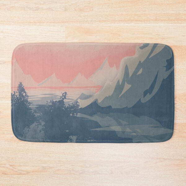 Item preview, Lakeside mountains  designed and sold by Kelpsyberries.